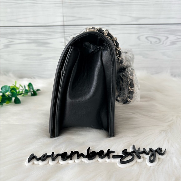 Badgley Mischka Quilted Black Crossbody - Picture 3 of 12